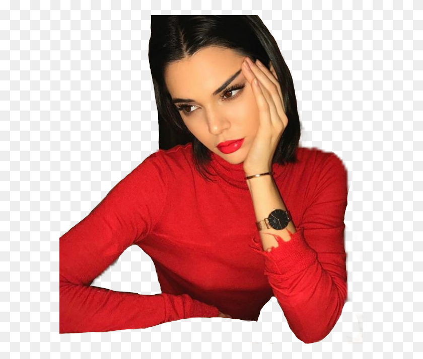603x654 Popular And Trending Kendall Jenner Stickers - Kylie Jenner PNG
