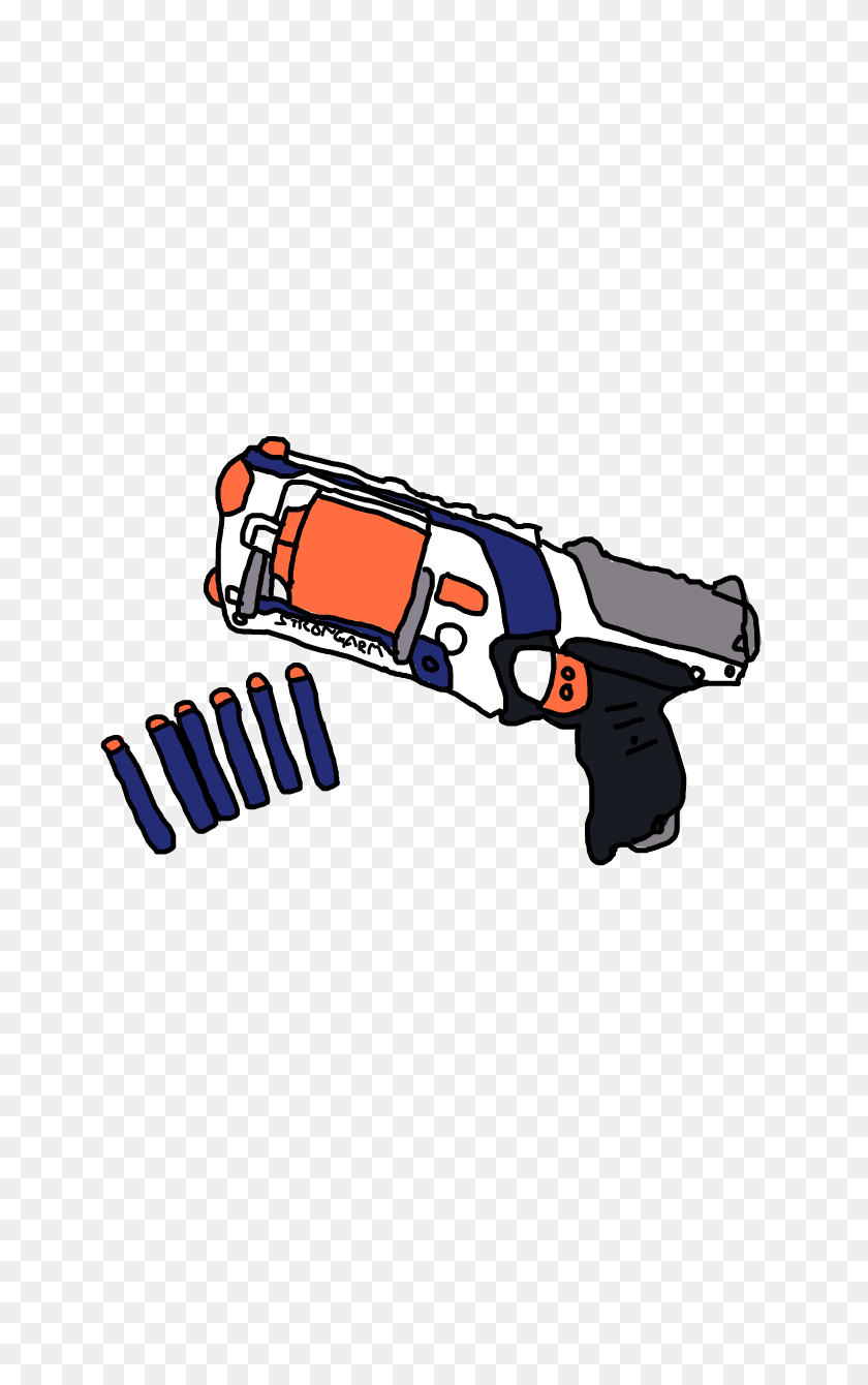 720x1280 Popular And Trending Nerf Stickers - Nerf Gun PNG