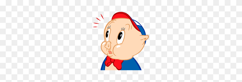 233x227 Popular And Trending Porky Stickers - Porky Pig PNG