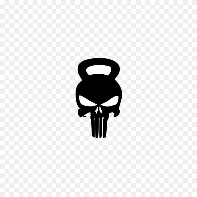 1024x1024 Popular And Trending Punisher Stickers - Punisher Skull PNG