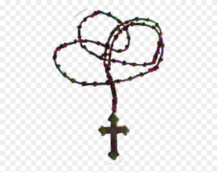 436x604 Popular And Trending Rosary Stickers - Rosary PNG