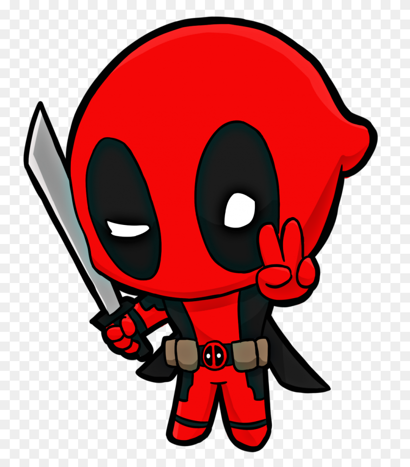 1024x1178 Popular And Trending Stickers - Deadpool Logo Clipart