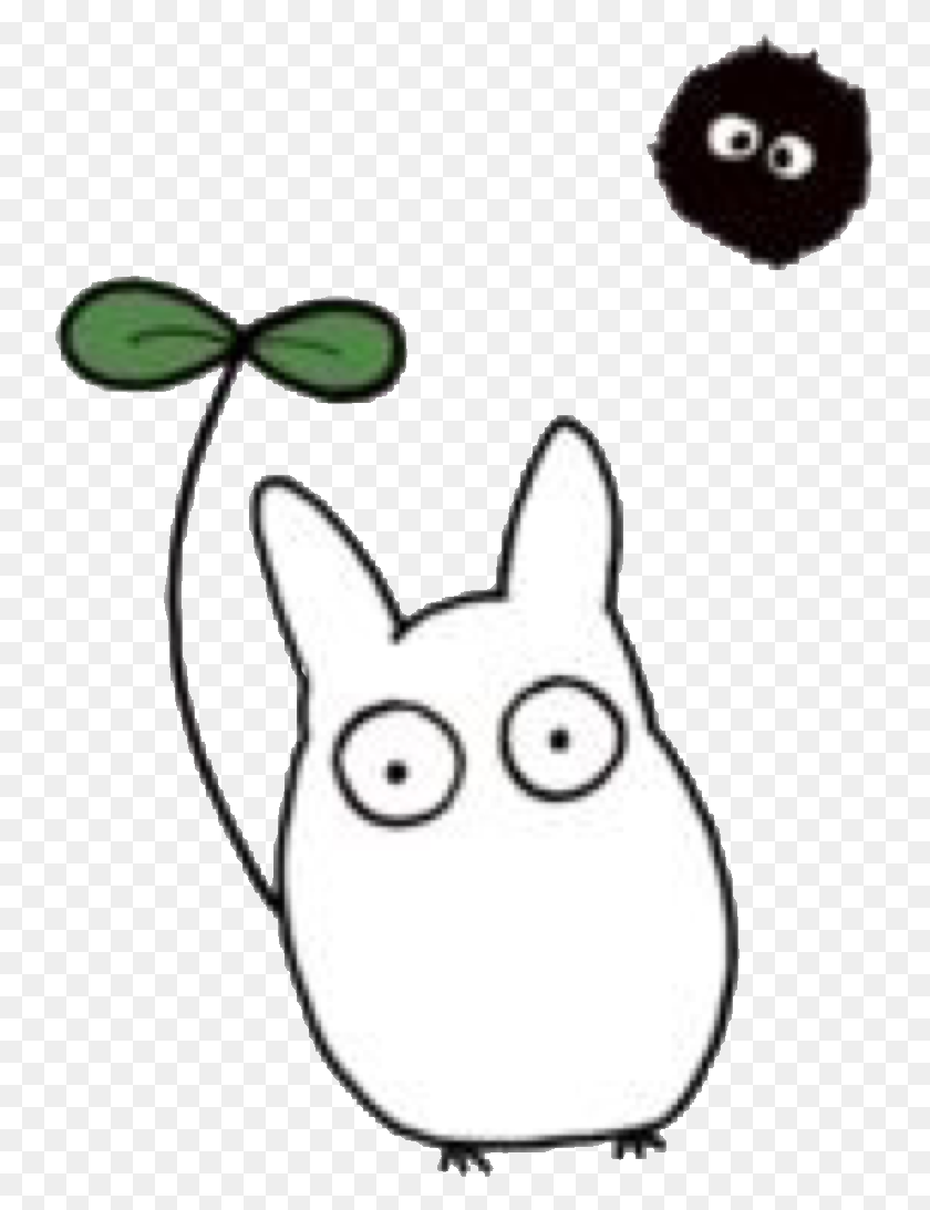 739x1033 Popular And Trending Totoro Stickers - Totoro Clipart