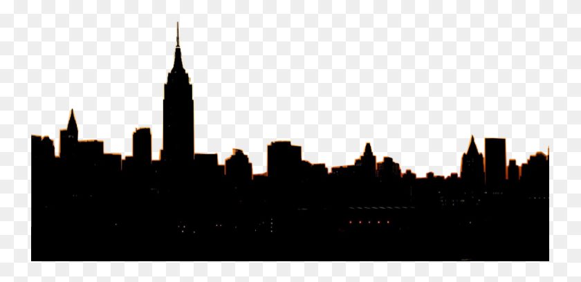 749x348 Popular And Trending York Stickers - New York City Skyline PNG