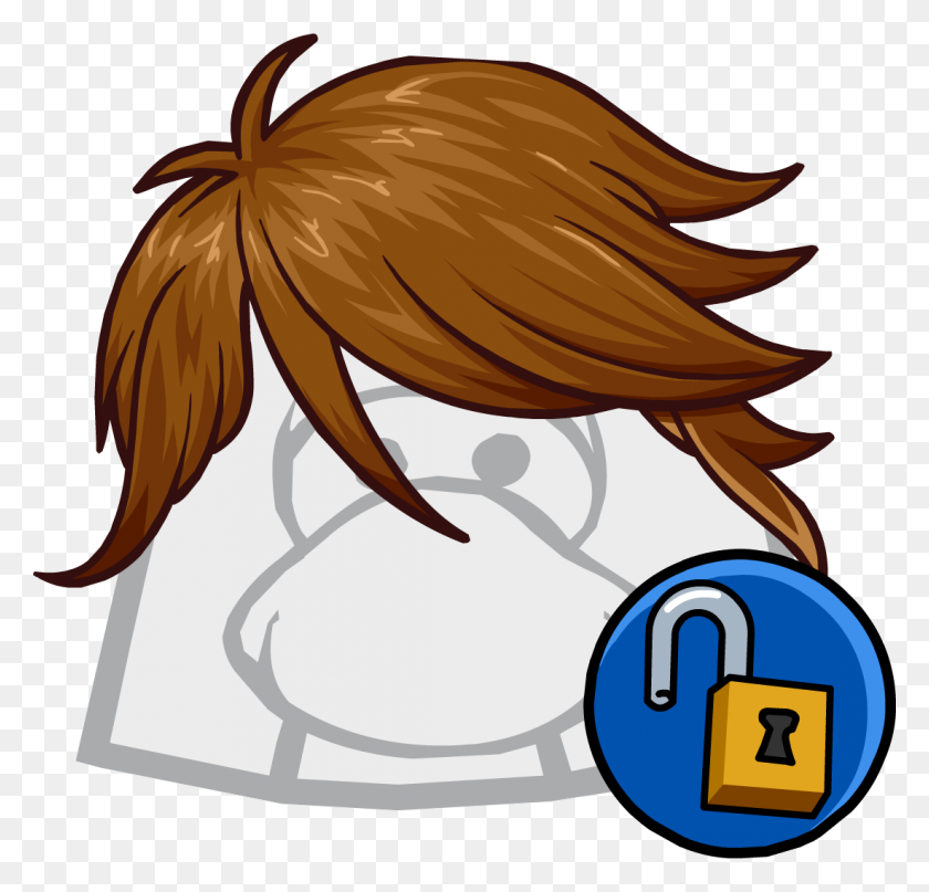 1101x1055 Popular Club Penguin Wigs - Blonde Wig PNG