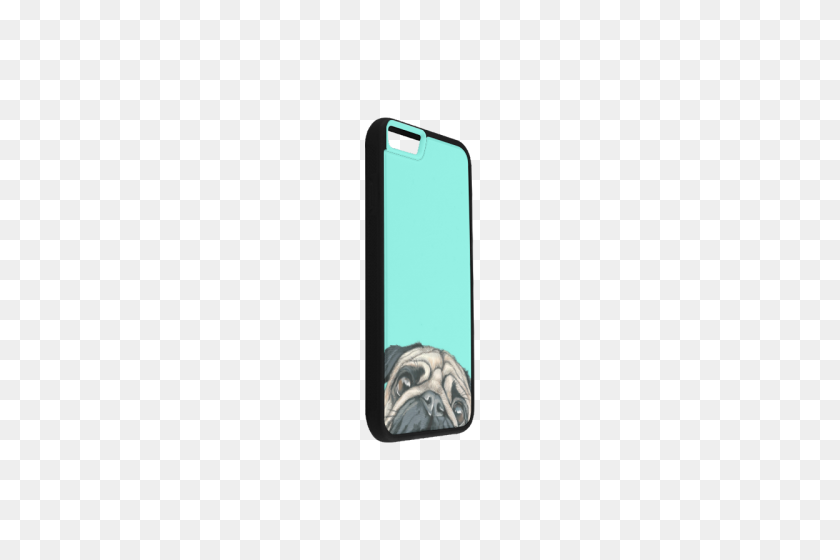500x500 Популярный Смешной Мопс Лицо Резиновый Чехол Для Iphone - Мопс Лицо Png