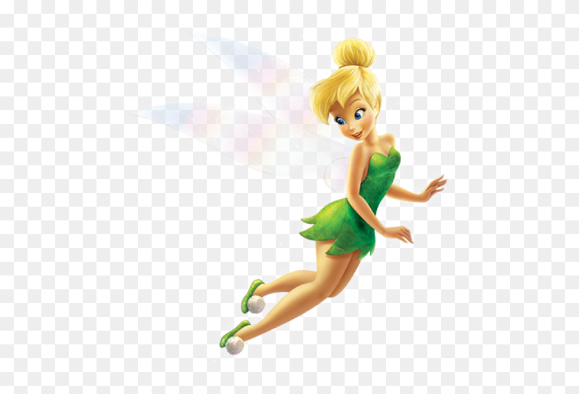 512x512 Popular Items For Tinkerbell On Etsy - Tinkerbell Clipart Black And White