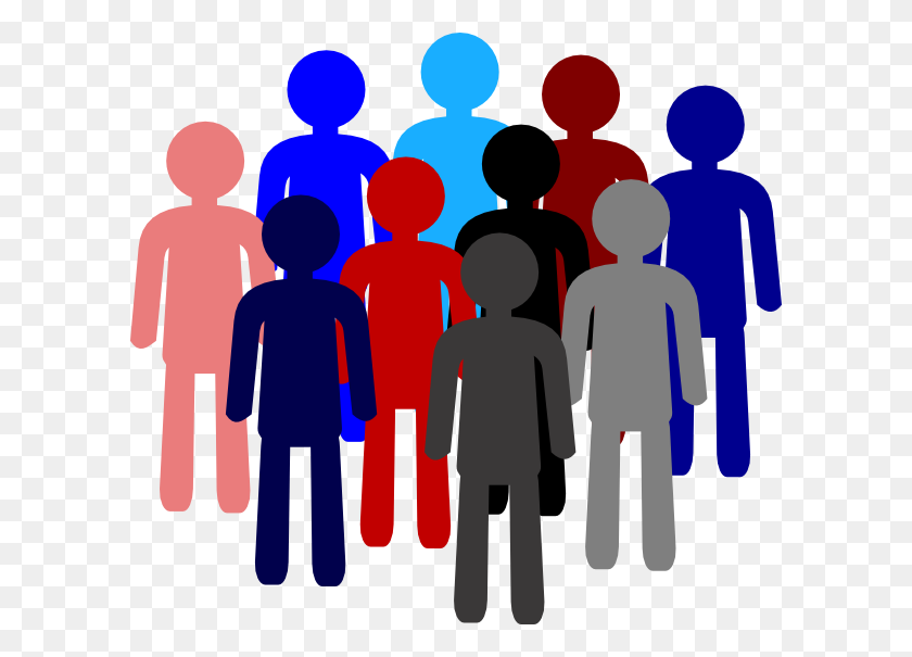 600x545 Population Clip Art - Crowd Of People Clipart
