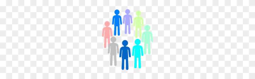 168x200 Population Color Group Png, Clip Art For Web - Group Of Boys Clipart