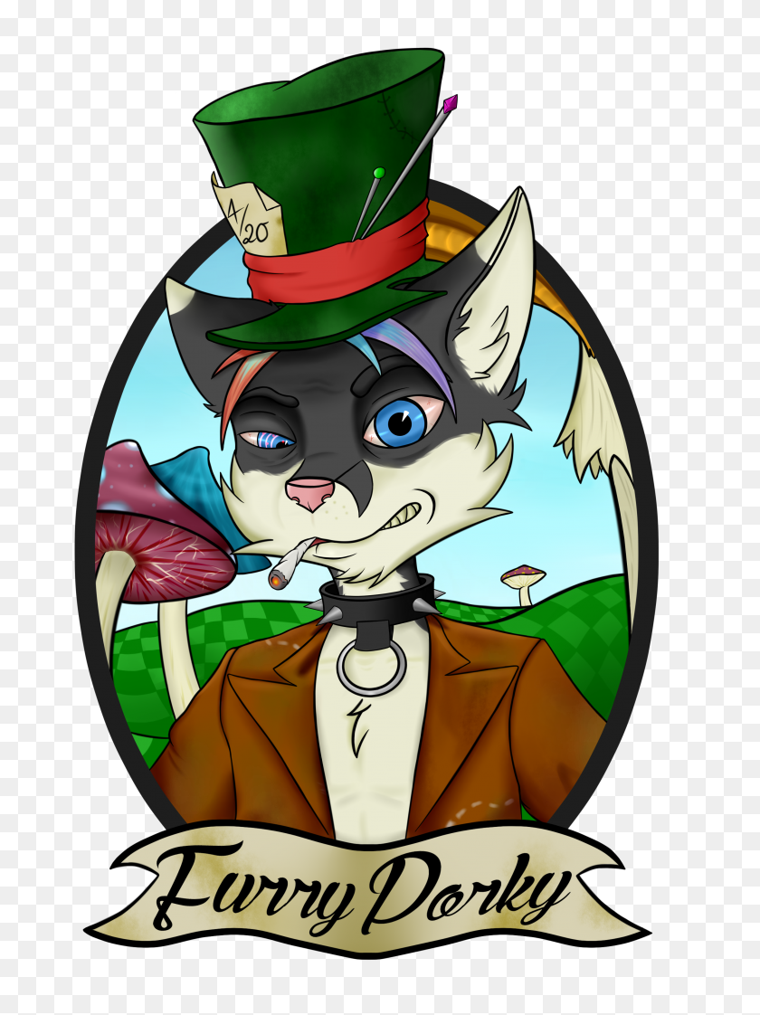 2900x3950 Porky The Mad Hatter Weasyl - Mad Hatter PNG