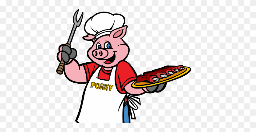 493x374 Porky's Rib Fest - Porky Pig PNG