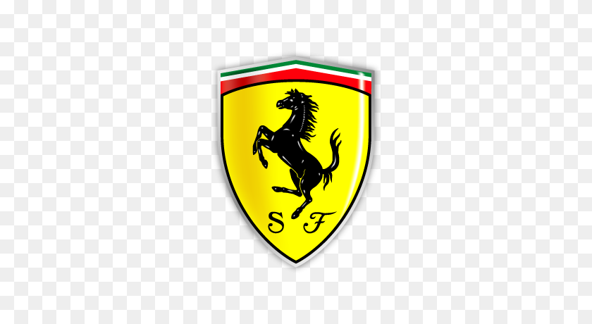 400x400 Porsche Vs Ferrari Logos - Porsche Logo PNG