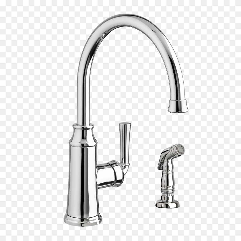 2000x2000 Portsmouth Handle High Arc Kitchen Faucet With Side Spray - Kitchen PNG