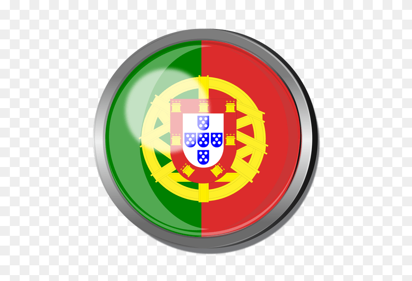 512x512 Portugal Flag Badge - Portugal Flag PNG