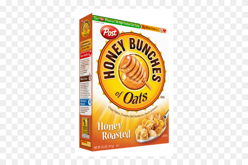 500x500 Post Honey Bunches Of Oats Cereal Only Cents - Cereal PNG
