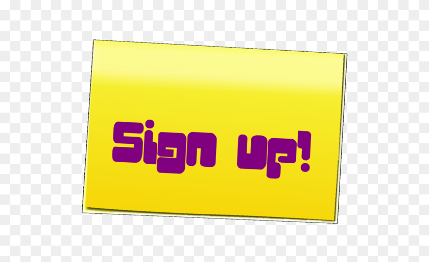 640x452 Post It Note Sign Up - Post It Note PNG