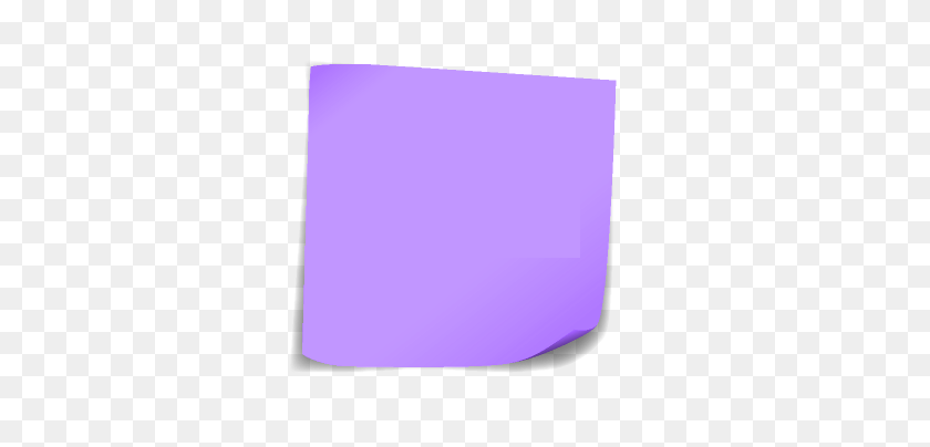 365x344 Post It Purple Png Png Image - Post It PNG