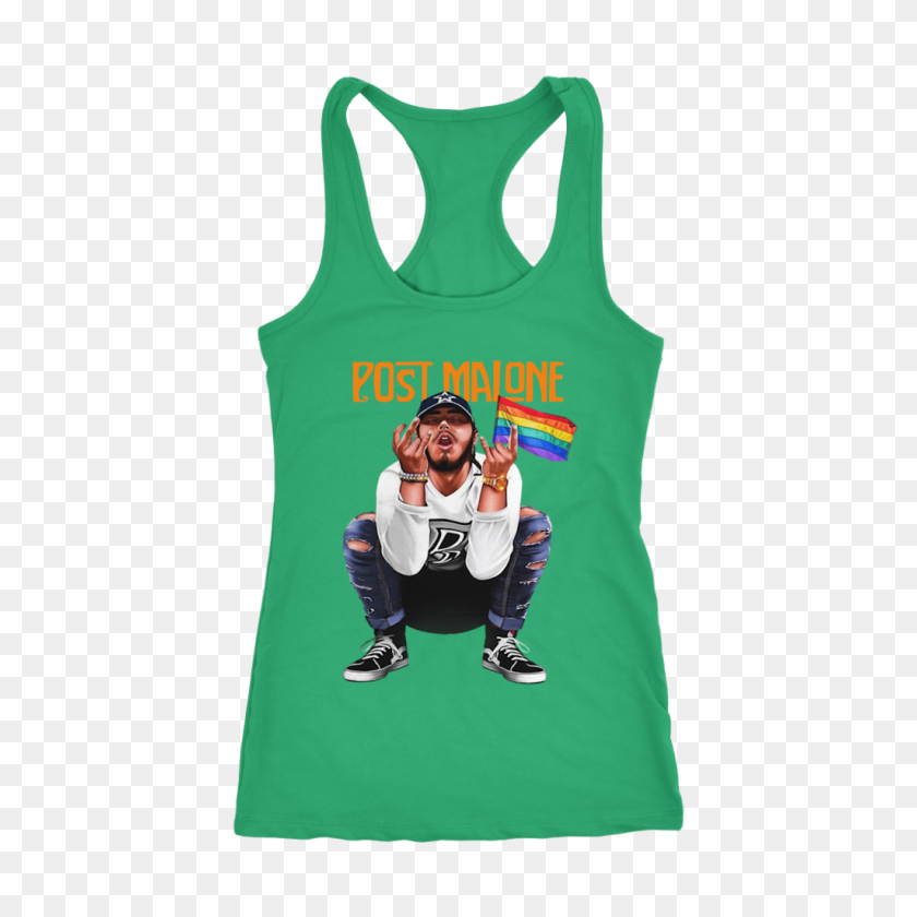 1024x1024 Post Malone And Lgbt Shirt Pride Month Isonicgeek Store - Post Malone PNG