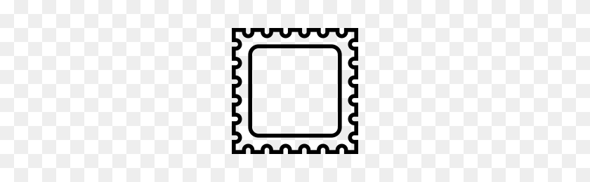 200x200 Postage Stamp Icons Noun Project - Postage Stamp PNG