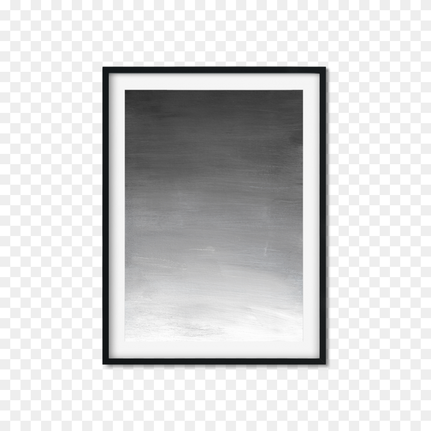 1600x1600 Плакат Black Fade Moodshake - Черный Fade Png
