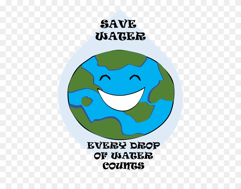 437x600 Poster For Water Conservation Free Cliparts Save - Sewer Clipart