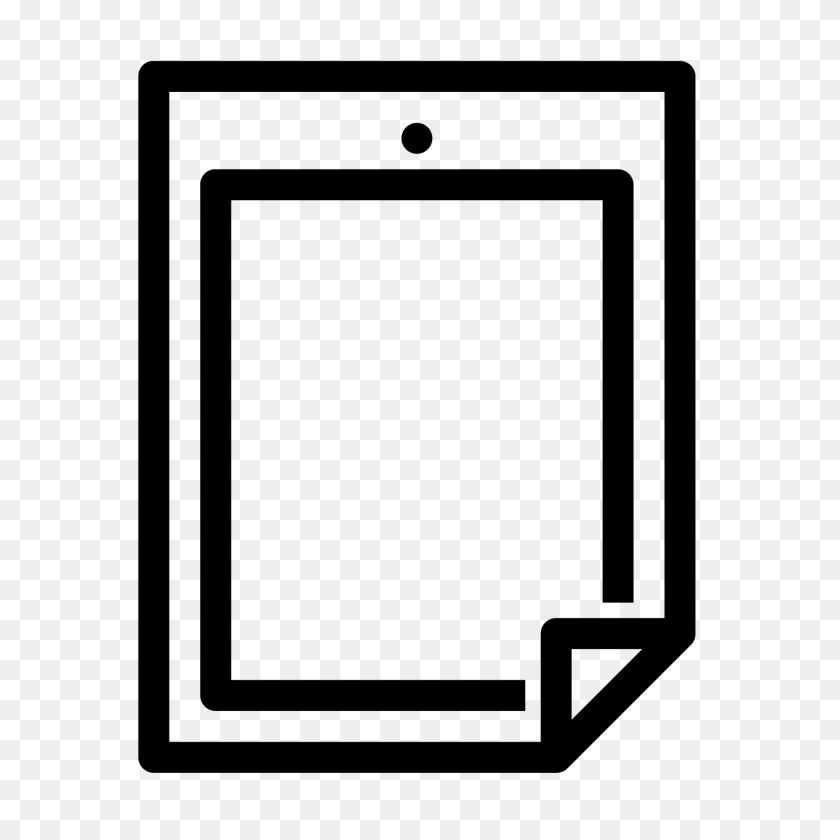 1600x1600 Poster Icon - Bulletin Board PNG