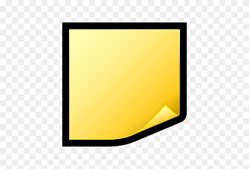 512x512 Post-It, Nota, Icono De Post-It - Nota De Post-It Png