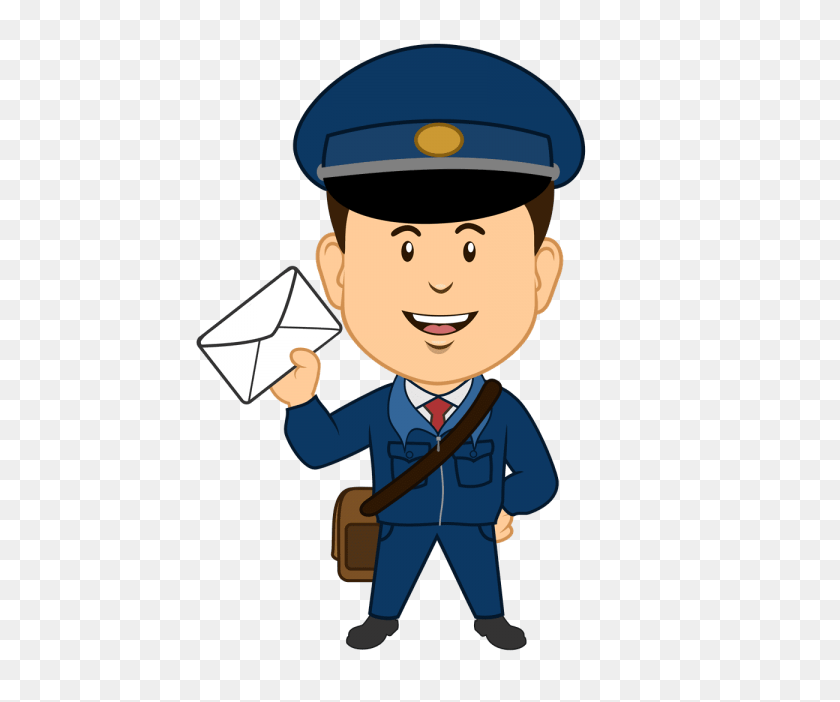480x642 Postman Png - Police PNG