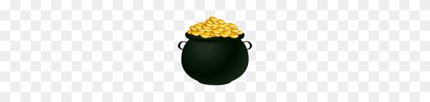 200x140 Pot Of Gold Clip Art Rainbow Pot Of Gold Clipart Animations Free - Rainbow Pot Of Gold Clipart