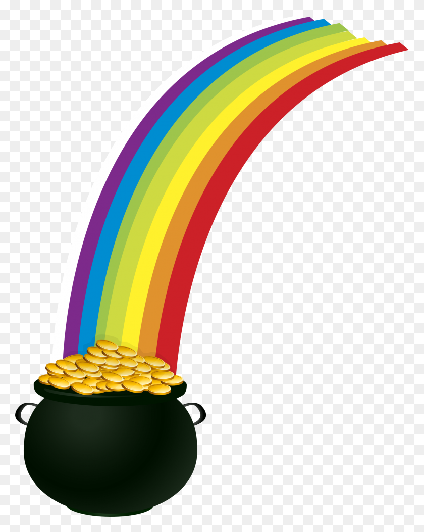 1884x2400 Pot Of Gold Rainbow Icons Png - Pot Of Gold PNG