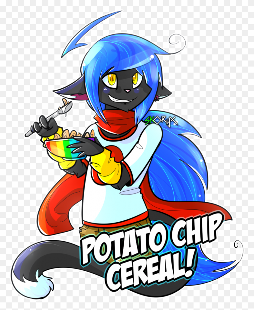 803x994 Potato Chip Cereal - Potato Chips Clipart