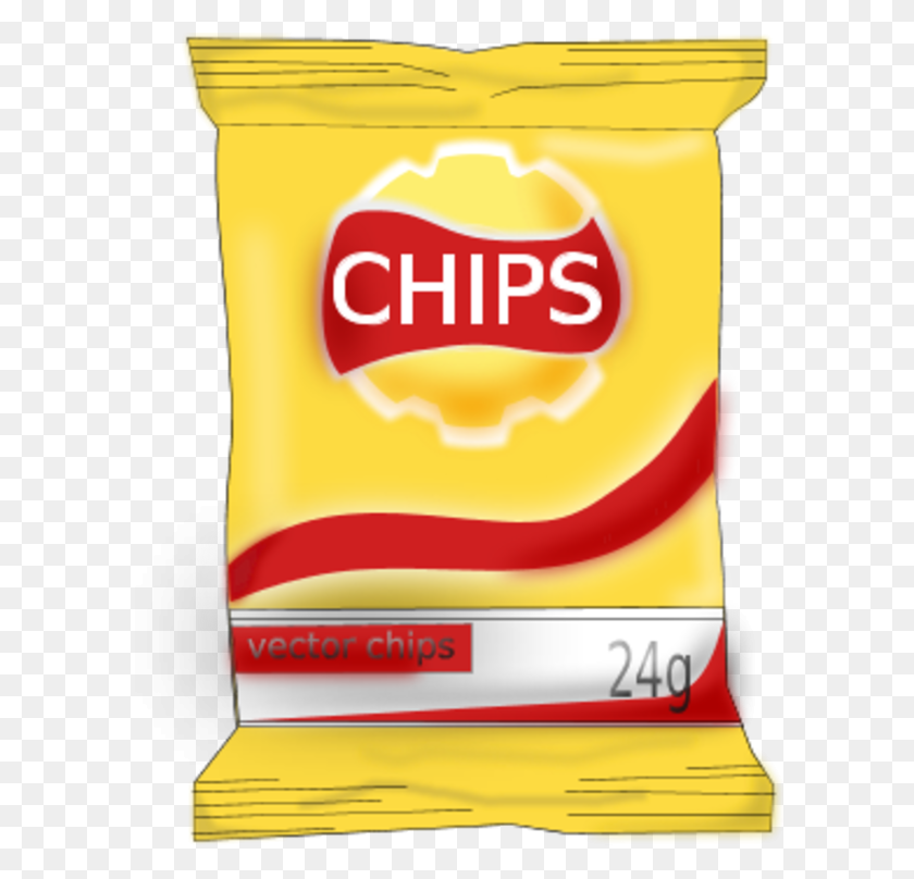 600x748 Potato Chip Clip Art - Picnic Food Clipart
