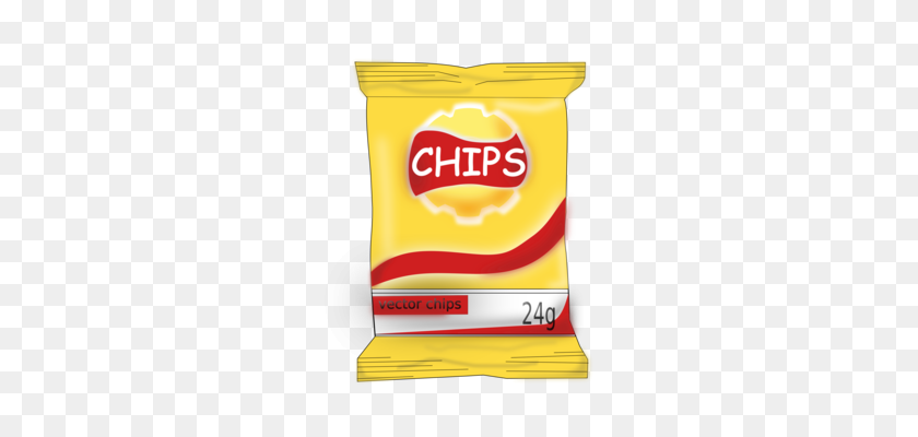 453x340 Potato Chip Snack French Fries Black And White - Fries PNG