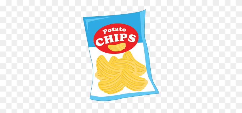 270x335 Potato Chips Clipart Bowl Chip - Chips And Dip Clipart