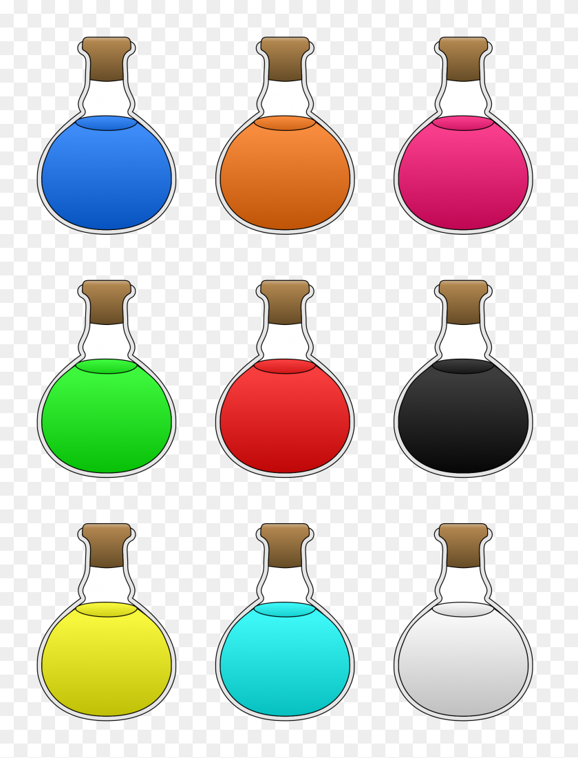 1797x2400 Potions Icons Png - Potions PNG