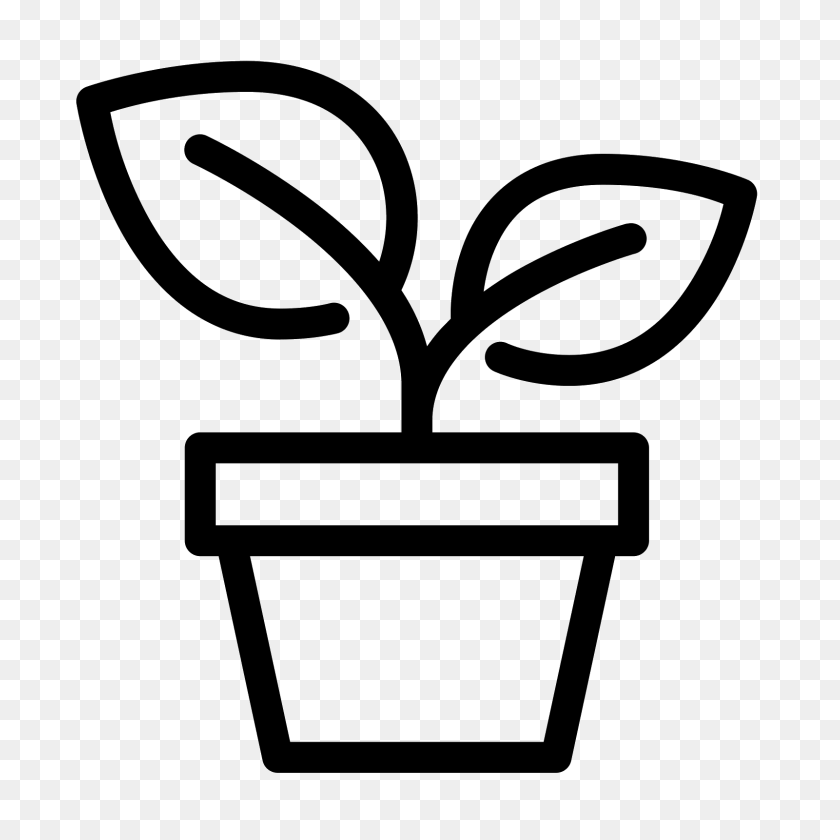 1600x1600 Potted Plant Icon - Potted Plant PNG