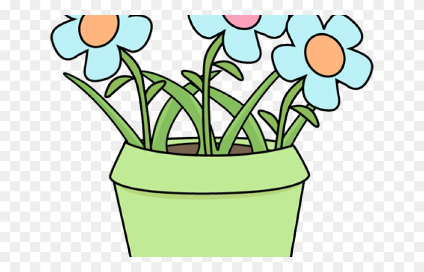 640x480 Горшечные Растения Клипарт Цветочный Портвейн - Комнатные Растения Клипарт