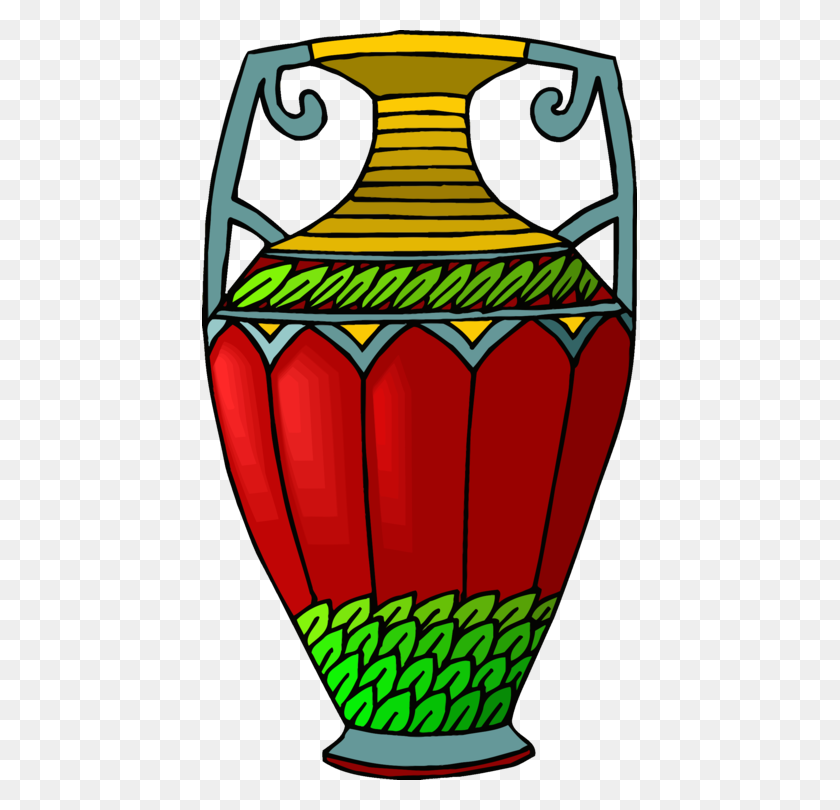 435x750 Pottery Drawing Ceramic Vase Line Art - Pottery Clipart