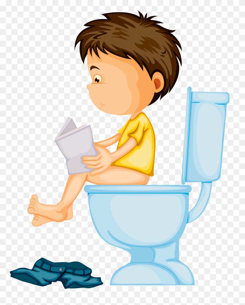 1012x1280 Potty Training Clipart Group With Items - Resale Clipart