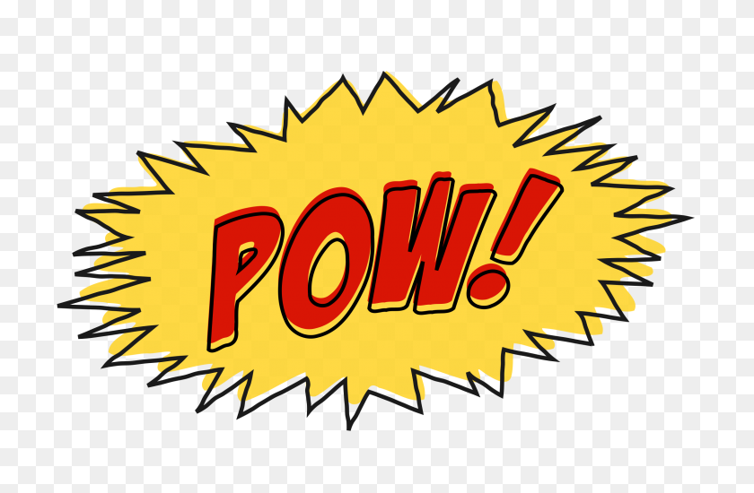 2400x1508 Pow Comic Book Sound Effect No Background Icons Png - Pow PNG