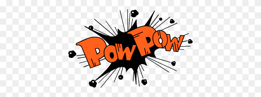 400x254 Pow Pow What's Up Digital Stamps, Design And Digital - Pow Clipart
