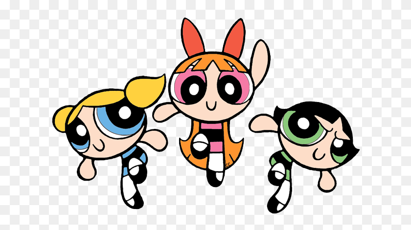 636x411 Powder Puff Girls Pictures - Off Road Clipart