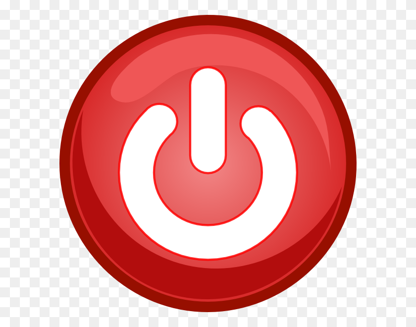 600x600 Power Button Off Png, Clip Art For Web - Power Symbol PNG