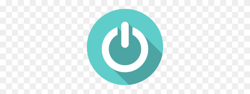 256x256 Power Icon Myiconfinder - Power Button PNG