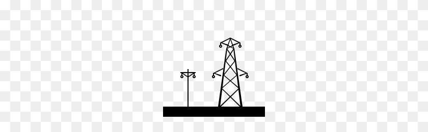 200x200 Power Lines Icons Noun Project - Power Lines PNG