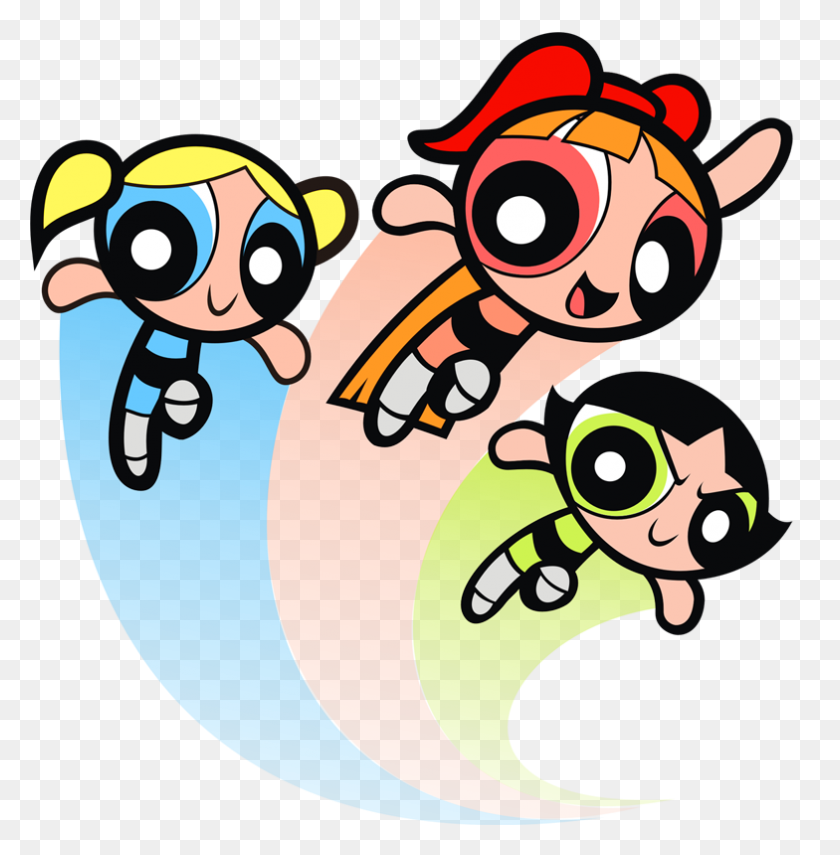 784x800 Power Puff Girl Png Image - Girl Power Png