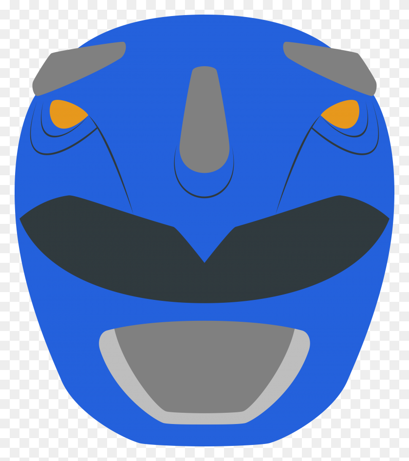 3000x3415 Power Rangers Clipart Mask - Power Rangers PNG