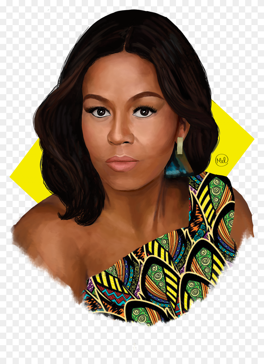 1200x1693 Powerful Women Of Colour On Scad Portfolios - Michelle Obama PNG