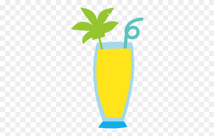 286x474 Praia - Pineapple With Sunglasses Clipart