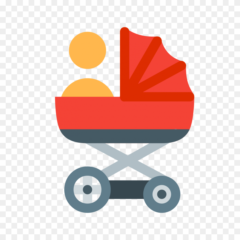 1600x1600 Pram Icon - Baby Stroller Clipart